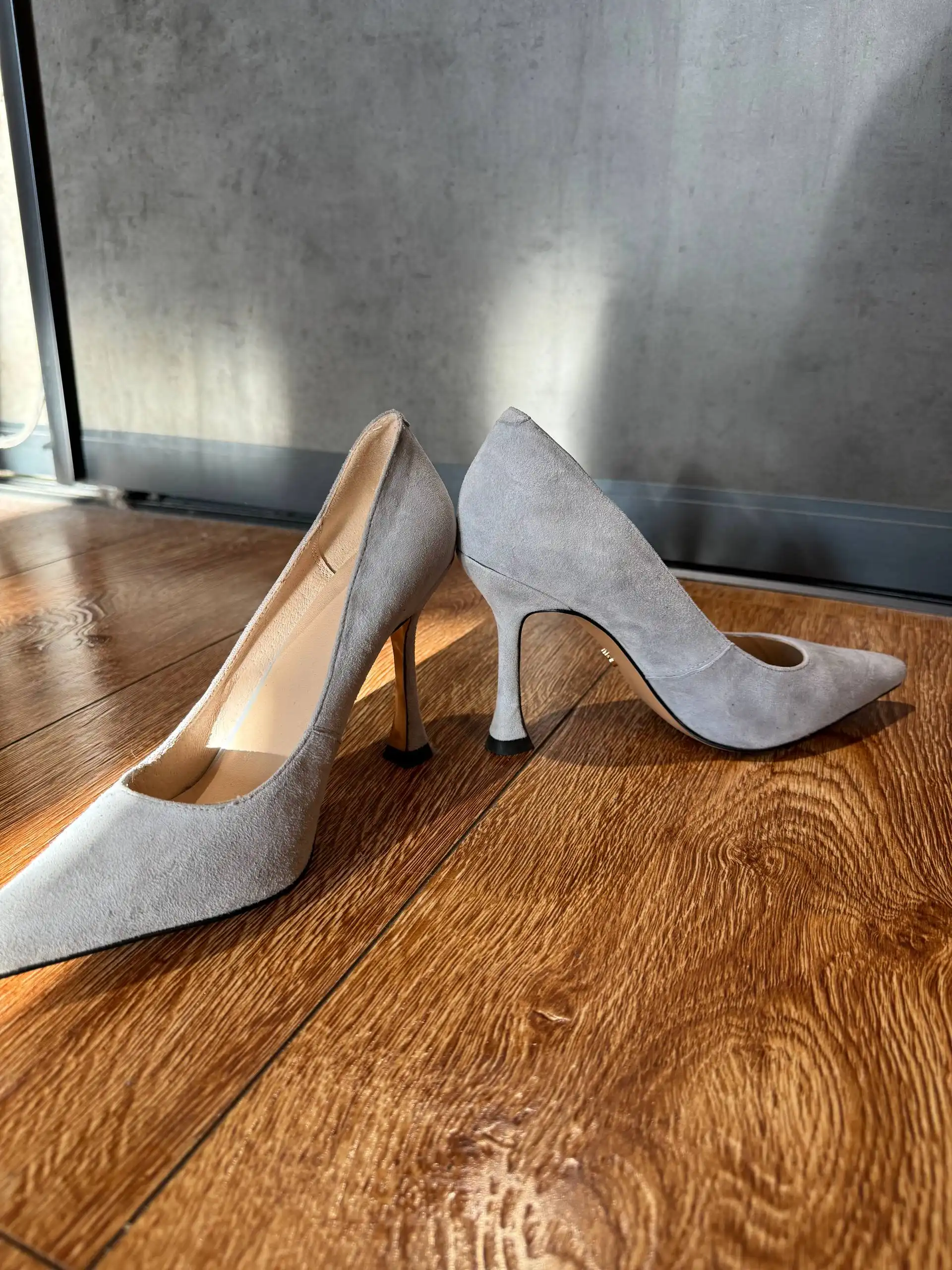 Голубые бархатные каблуки 37-38 размер - Обувь (Одежда) в Люберцы