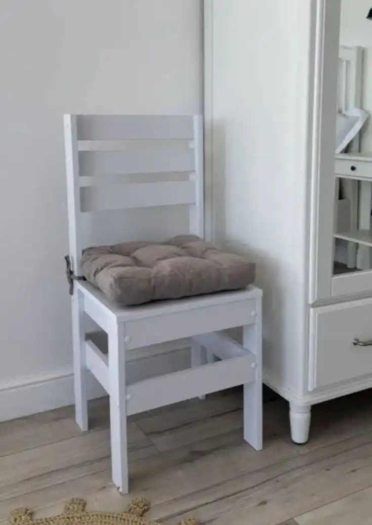 Новые стулья с подушкой из рогожки - Мебель (Для дома и дачи) в Люберцы