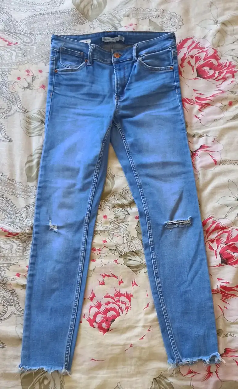 Джинсы skinny Bershka размер 38 - Джинсы (Одежда) в Люберцы