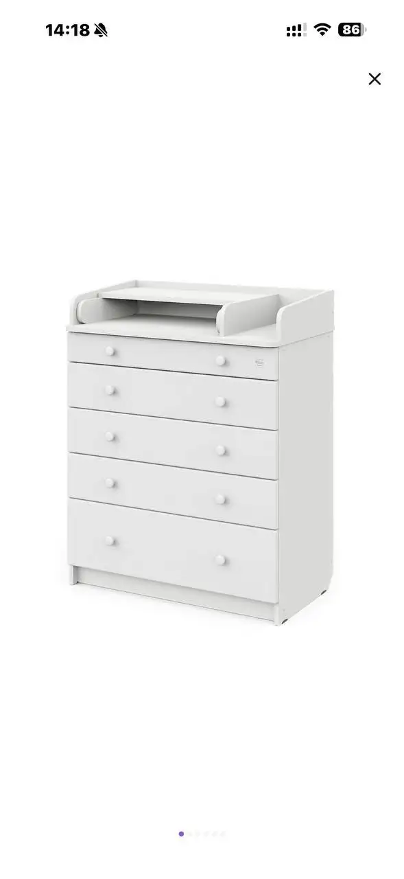 Детский комод с пеленальным столиком - Детская мебель (Товары для детей) в Люберцы