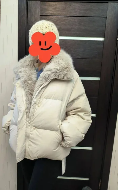 Куртка-пуховик новая с отстегивающимся мехом, размер М - Мужская одежда в Люберцы