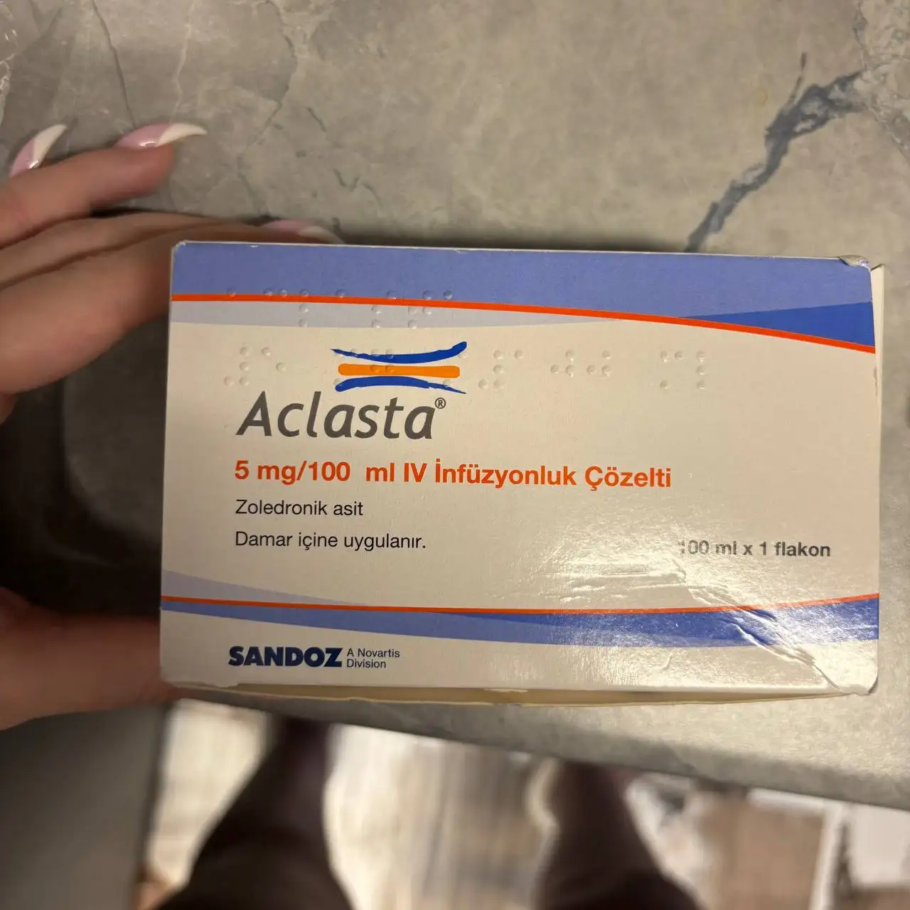 Продажа капельницы Акласта от остеопороза - Лекарства (Красота и здоровье) в Люберцы