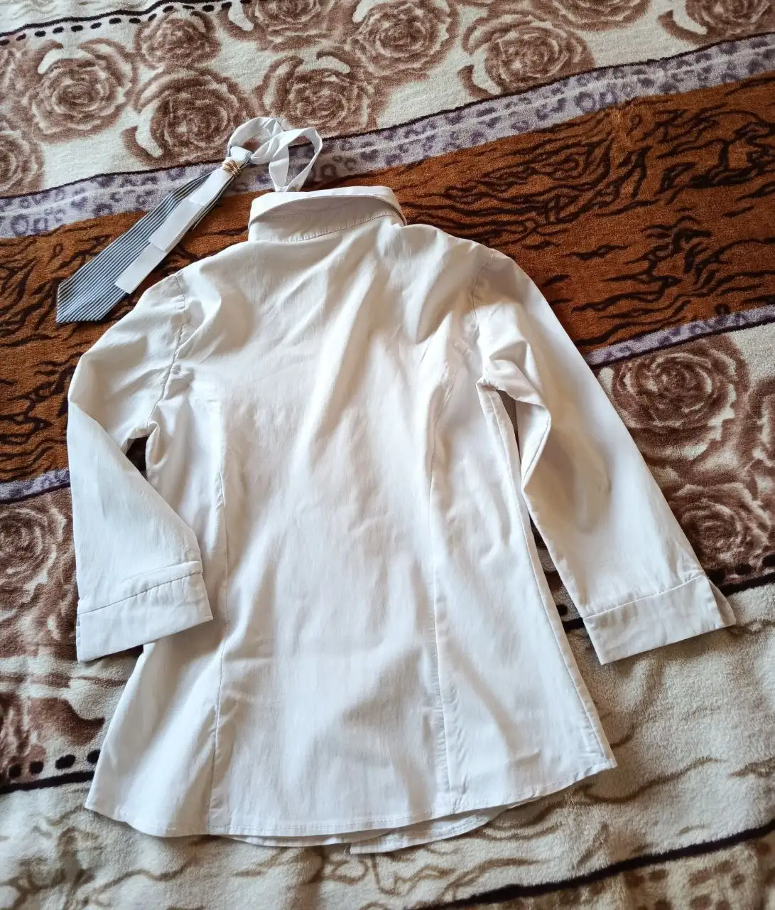 Блузка с галстуком для девочки р.152 - Детская одежда (Одежда) в Люберцы