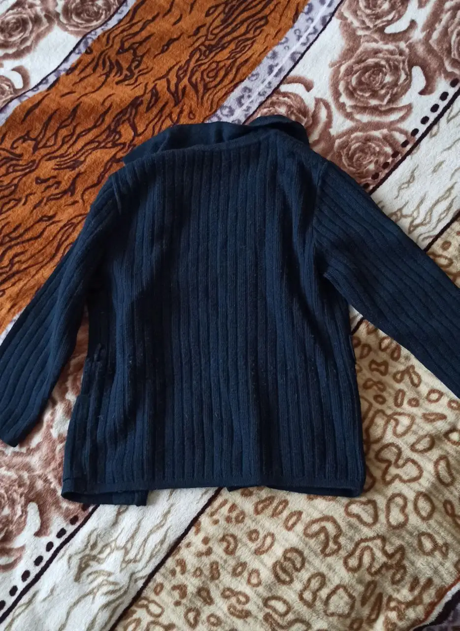 Тёмно-синий кардиган для девочки 6-9 лет - Детская одежда (Одежда) в Люберцы