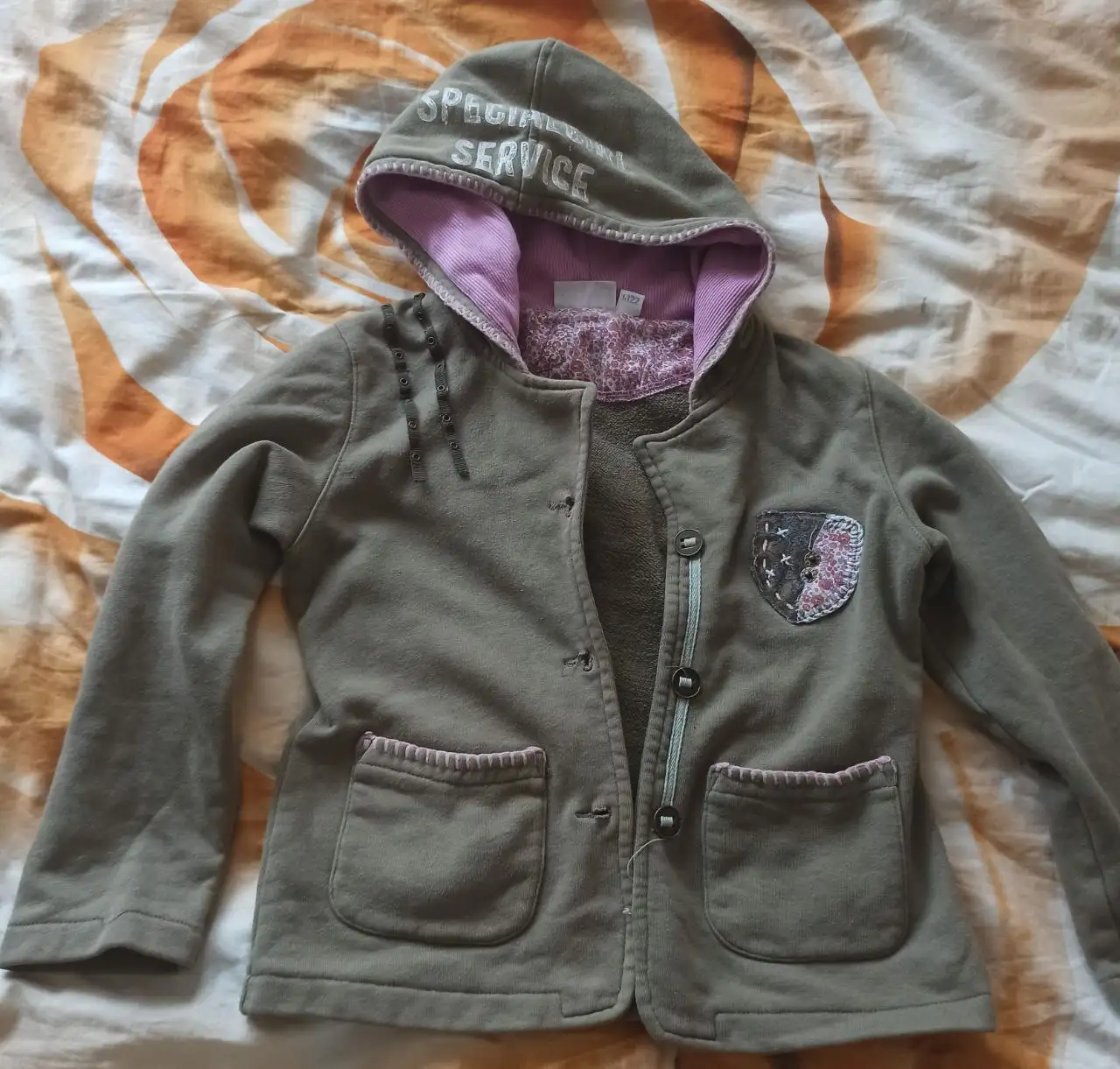 Свитшот с капюшоном р.122 для девочки - Детская одежда (Одежда) в Люберцы