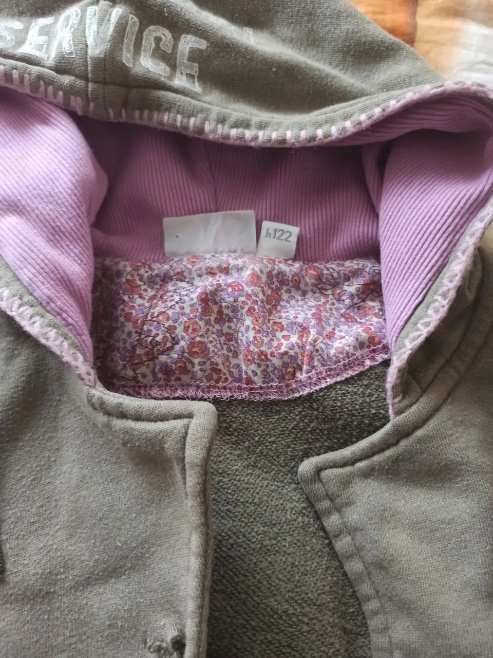 Свитшот с капюшоном р.122 для девочки - Детская одежда (Одежда) в Люберцы