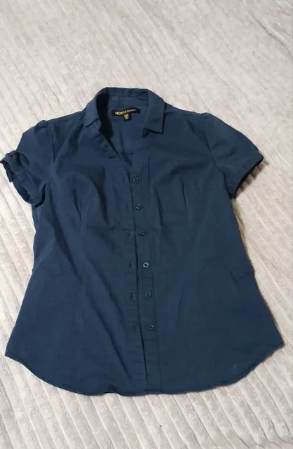 Блузка женская тёмно-синяя приталенная - Спортивная одежда в Люберцы