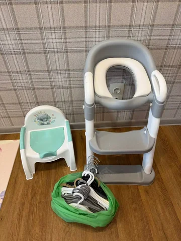 Детское мягкое сиденье на унитаз со ступенькой и лесенкой - Одежда для плавания в Люберцы