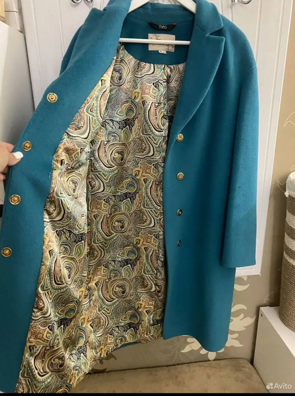 Шикарное пальто 46 размер шерсть - Верхняя одежда (Одежда) в Люберцы