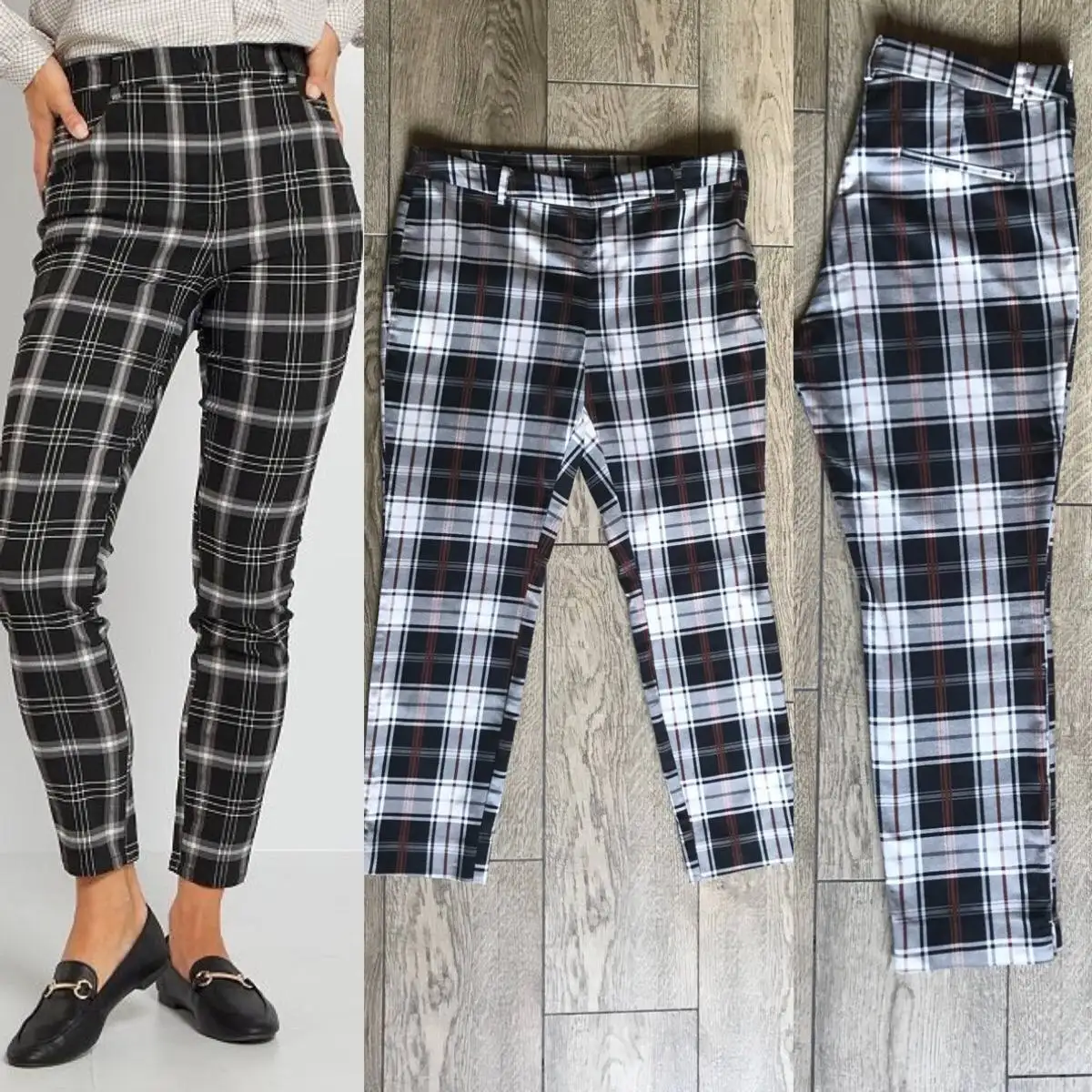 Удобные брюки в клетку Marks&Spencer - Брюки (Одежда) в Люберцы