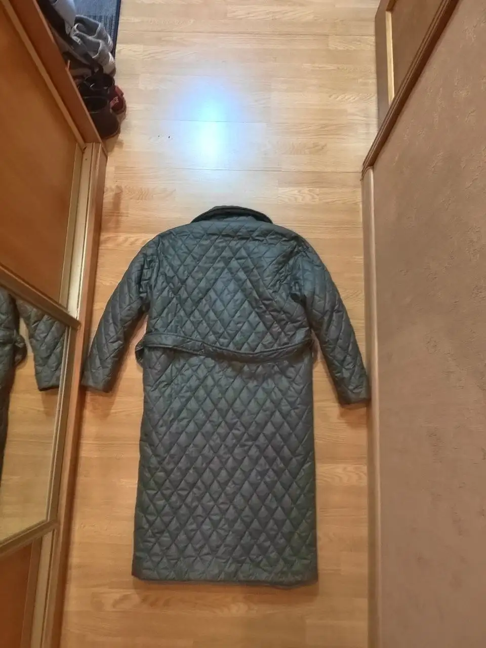 Зеленая женская куртка демисезонная M/L - Верхняя одежда (Одежда) в Люберцы