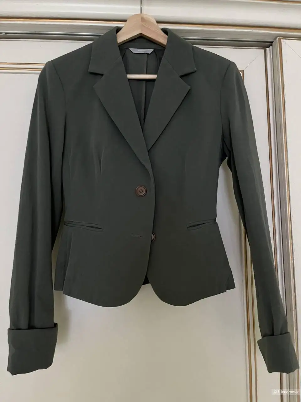 Пиджак Stefanel оливкового цвета размер 42 IT - Одежда в Люберцы