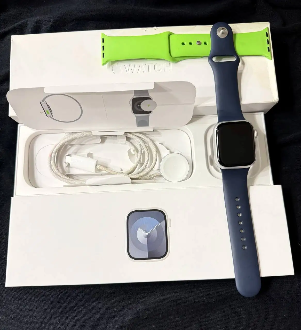 Продам Apple Watch 9 41mm Starlight в идеальном состоянии - Умные часы (Электроника) в Люберцы