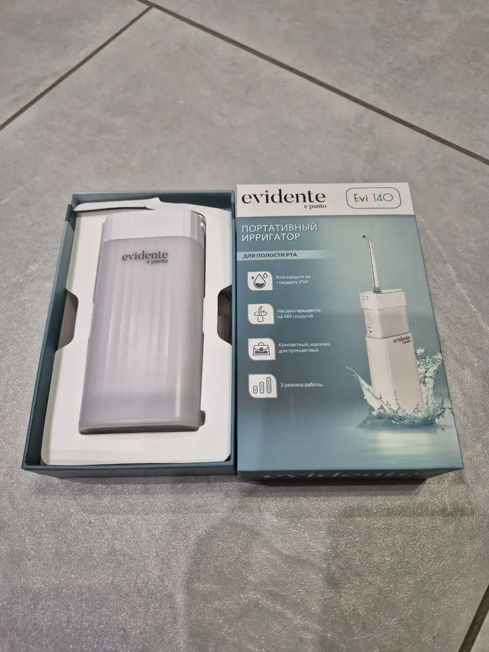 Портативный ирригатор для полости рта Evidente - Ирригаторы (Красота и здоровье) в Котельники