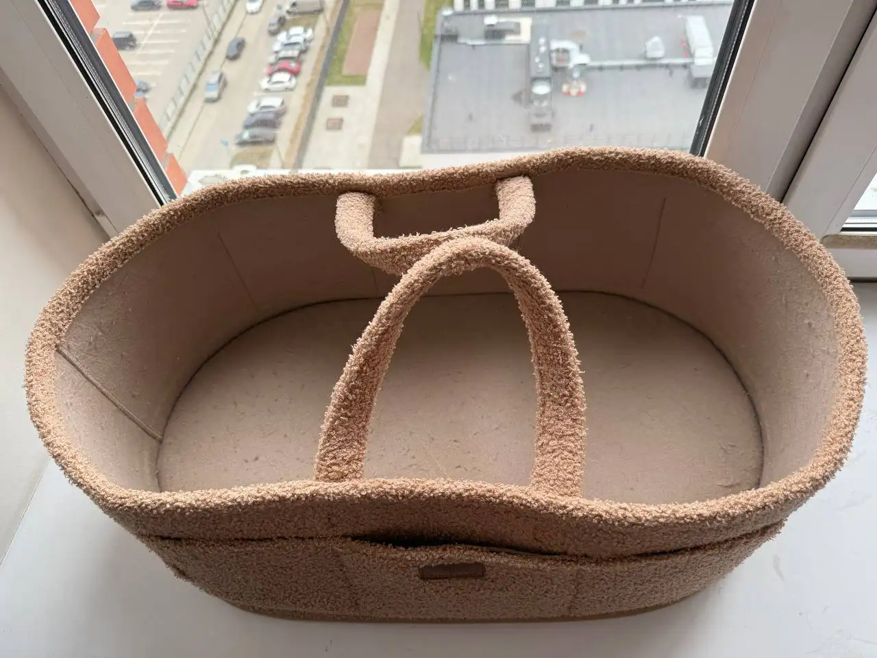 Корзина для новорожденных плюшевая - Для новорожденных (Товары для детей) в Люберцы