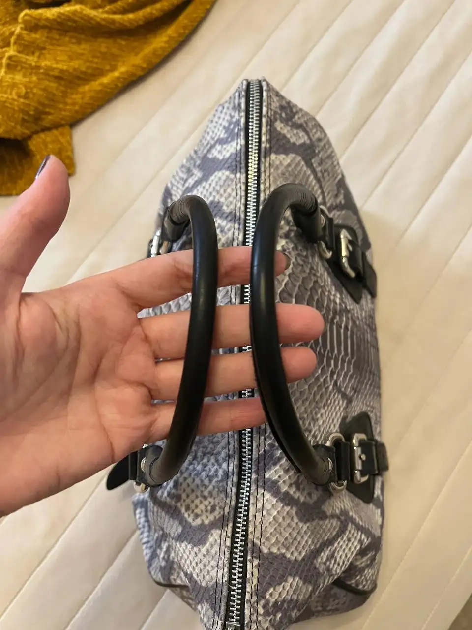 Сумка из натуральной кожи под питона - Сумки (Одежда) в Люберцы