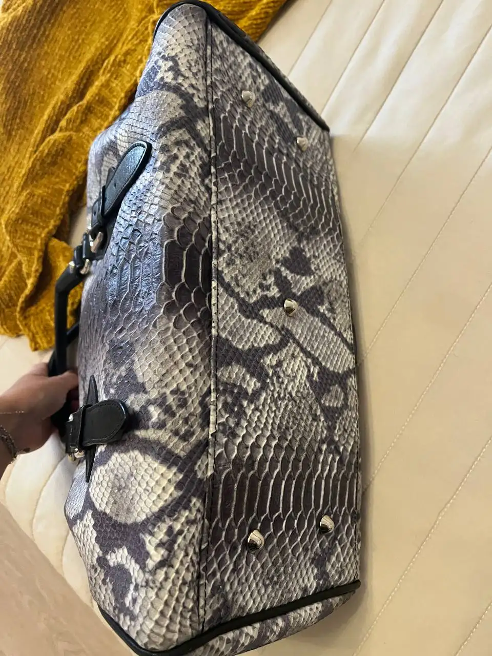 Сумка из натуральной кожи под питона - Сумки (Одежда) в Люберцы
