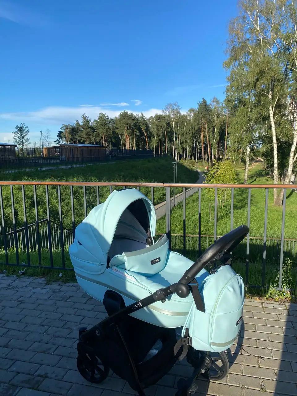 Коляска Tutis Uno 3+ 2 в 1, мятная, экокожа - Коляски (Товары для детей) в Люберцы