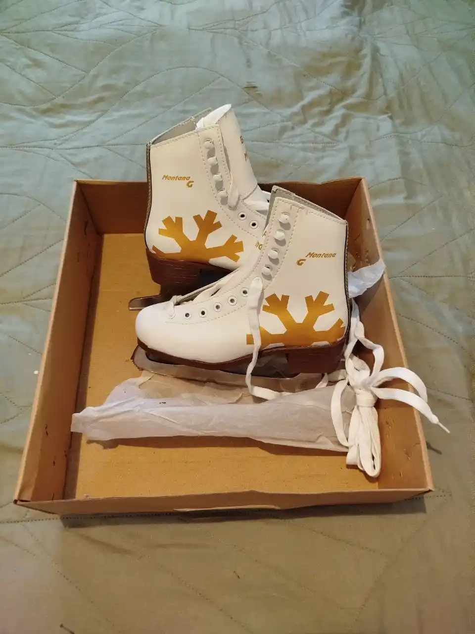 Продам детские фигурные коньки Graf Montana gold - Товары для детей в Казань