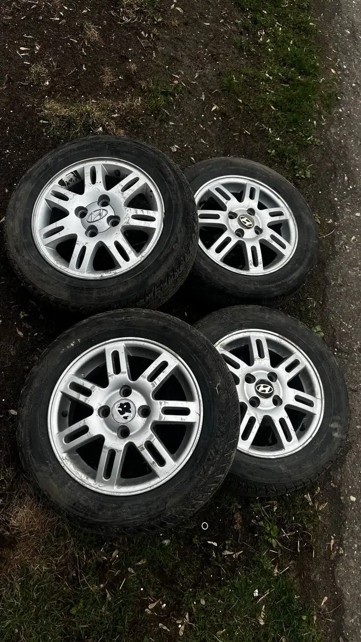 Шины и литые диски с Hyundai Getz - Шины и диски (Авто) в Йошкар-Ола