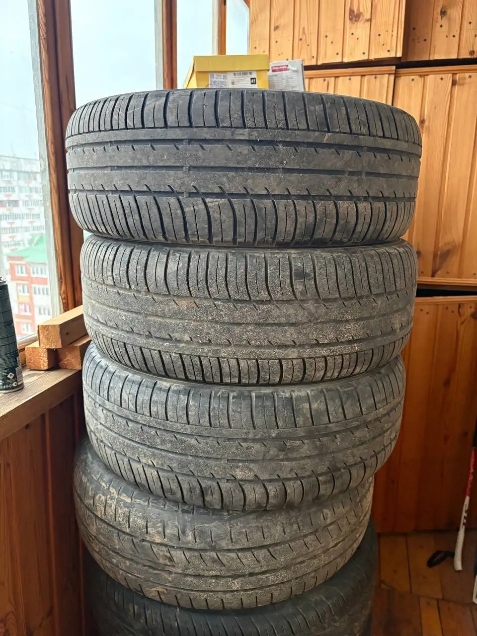 Продажа дисков BMW R18 и шин 185/65/14 - Диски и шины (Авто) в Йошкар-Ола