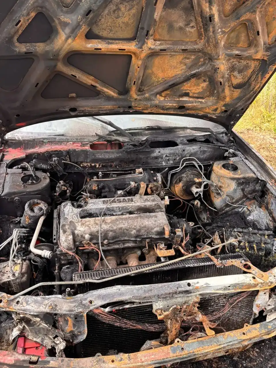 Nissan Primera P11 1996 на запчасти после пожара - Автомобили (Авто) в Йошкар-Ола