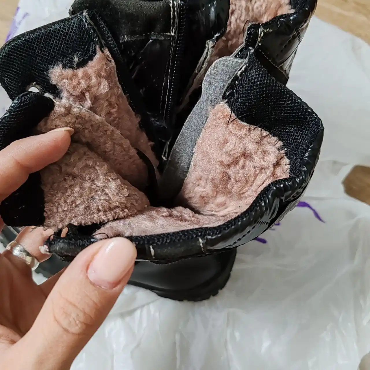 Сапожки на меху