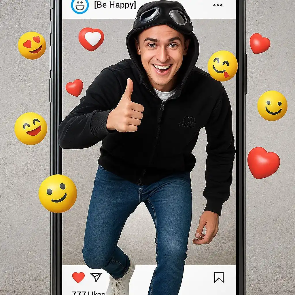 Худи с капюшоном и очками на молнии