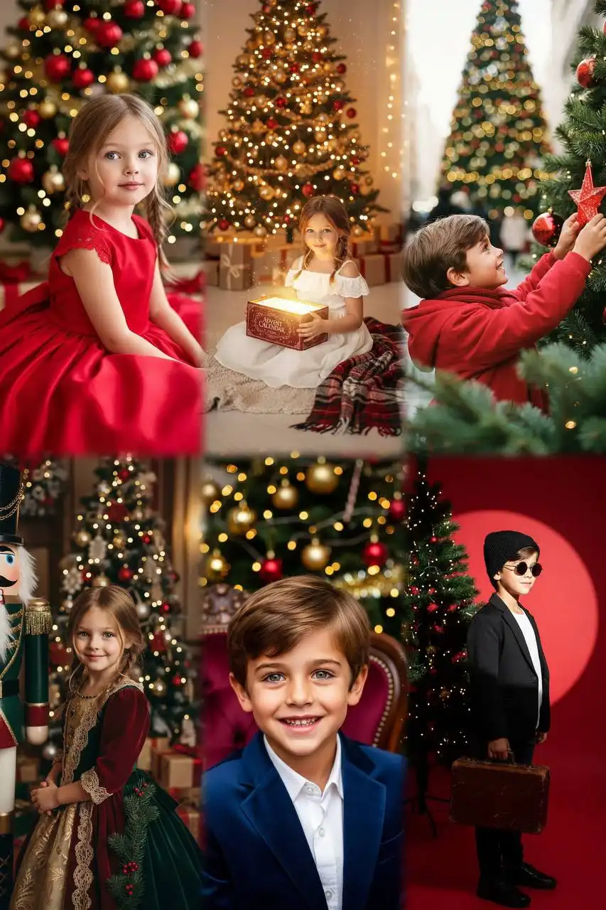 Нейрофотосессия в новогодней тематике онлайн