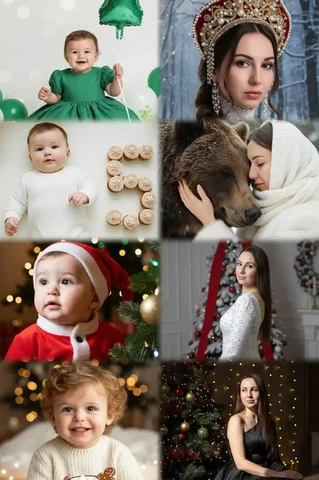 Нейрофотосессия в новогодней тематике онлайн - Услуги в Москва