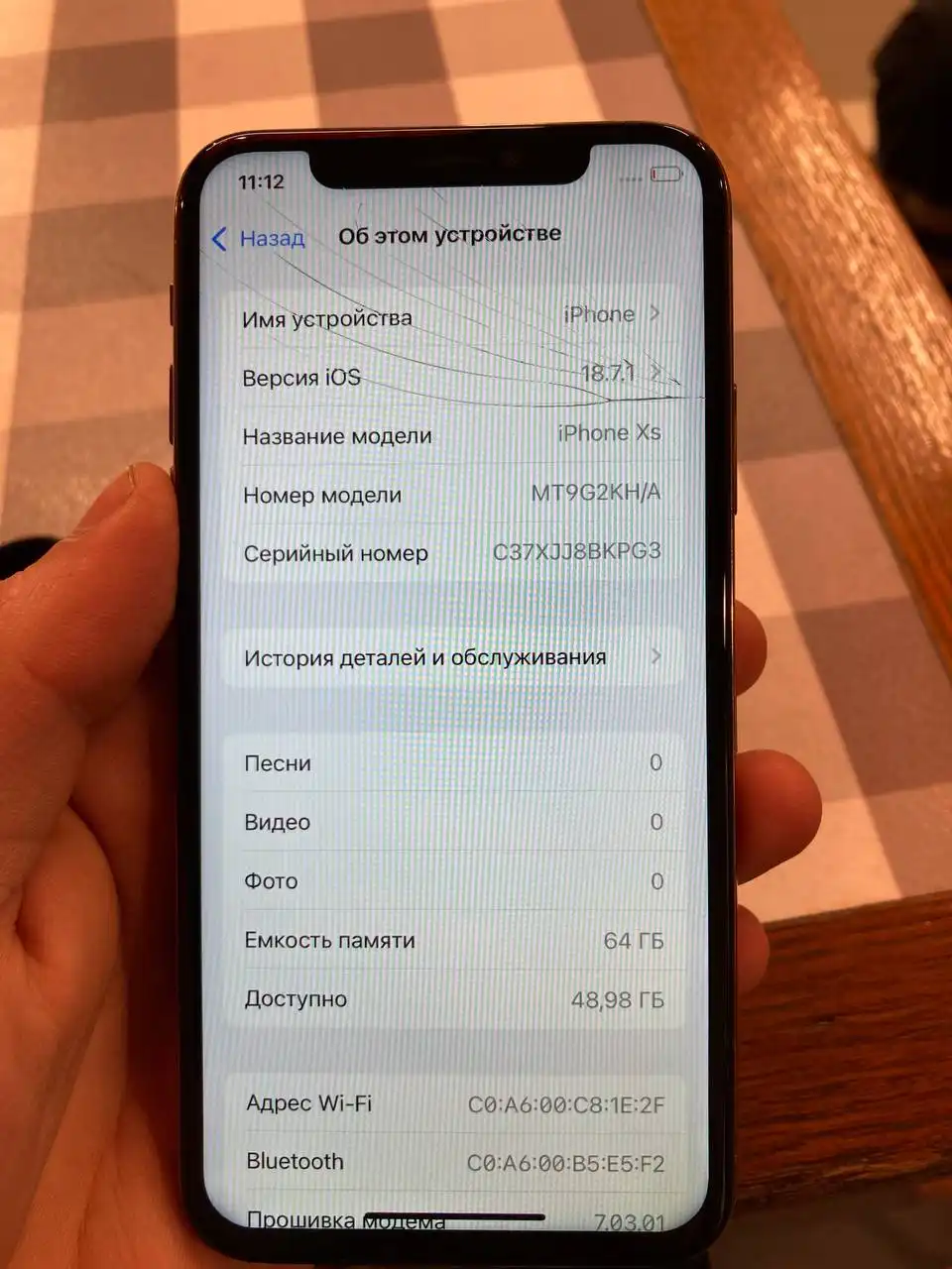 iPhone XS 64гб с дефектами