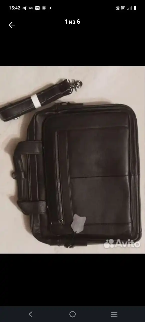 Портфель черный для документов и ноутбука - Аксессуары (Барахолка) в Москва