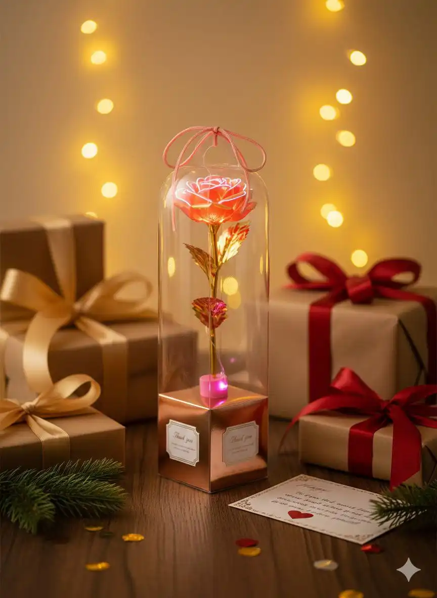 Светящаяся роза на праздник - Барахолка в Москва