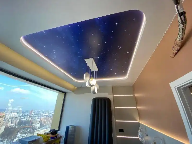 Натяжные потолки любой сложности