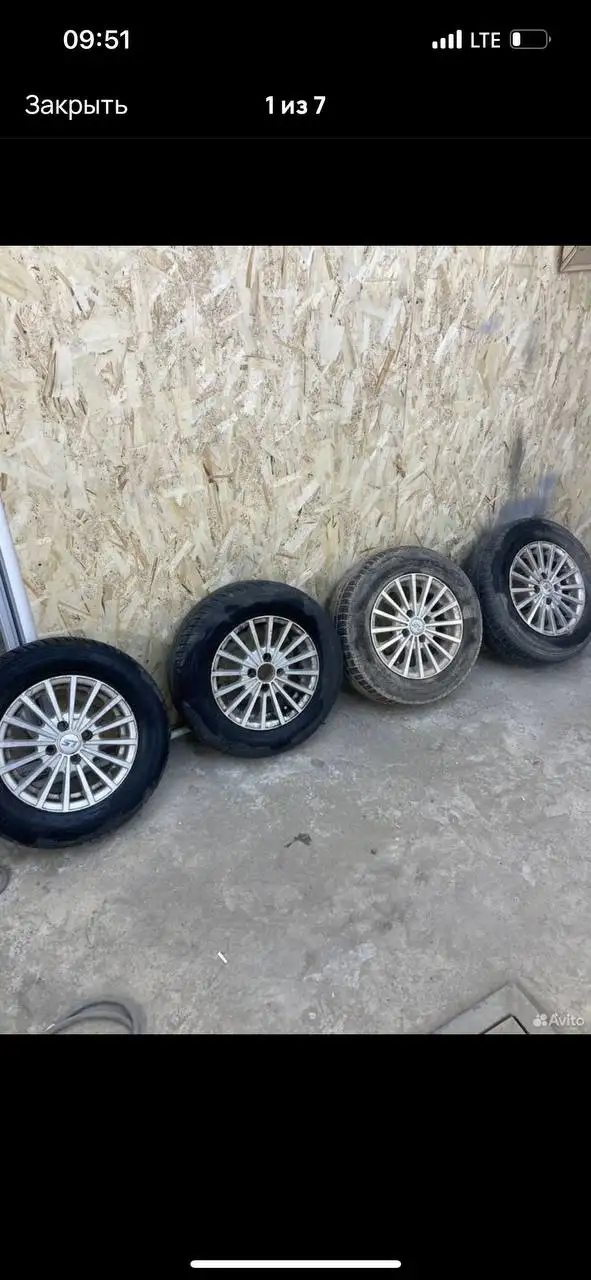 Колеса на ВАЗ R13 4x98 - Шины и диски (Запчасти) в Казань