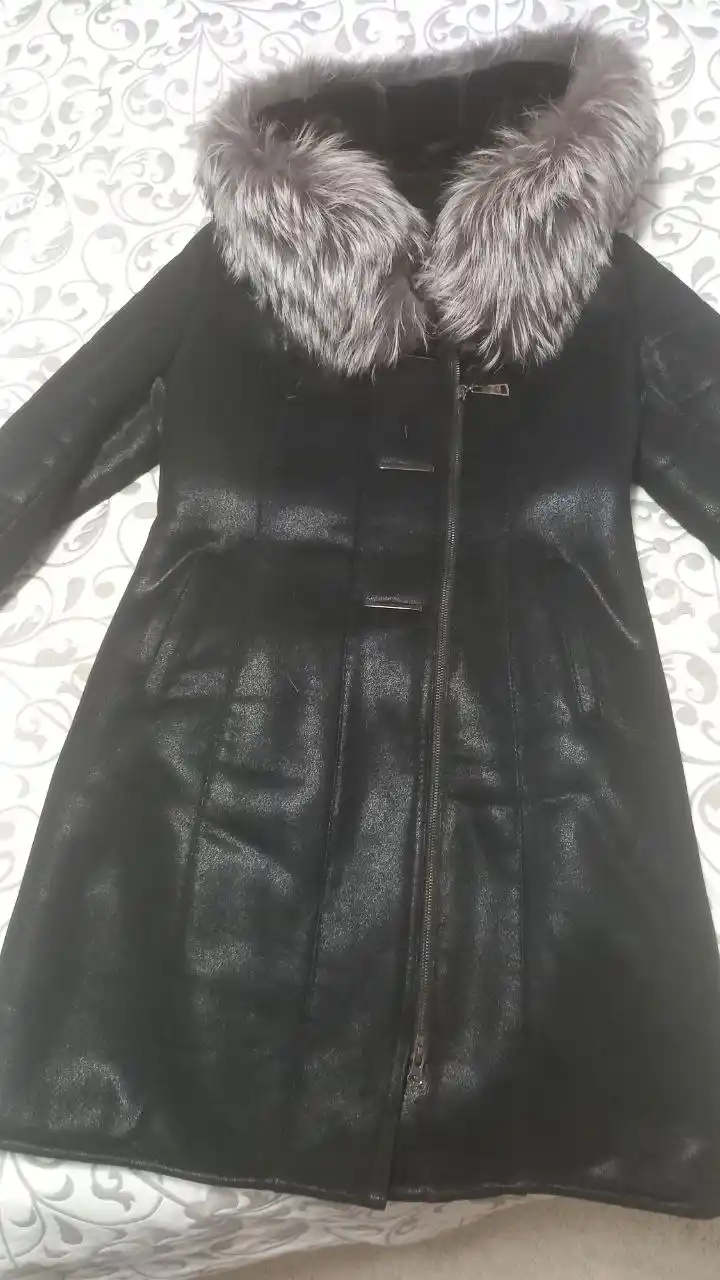 Дубленка чернобурка