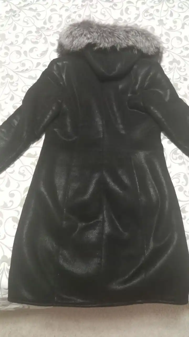 Дубленка чернобурка