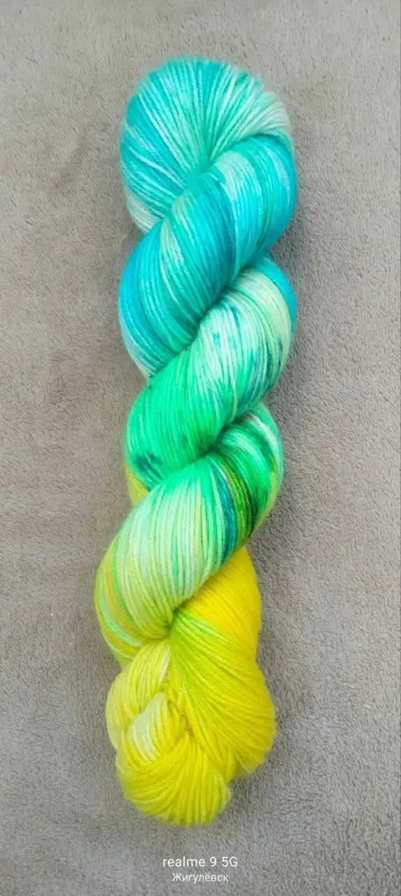 Новинка. Продажа носочной пряжи ручного окрашивания