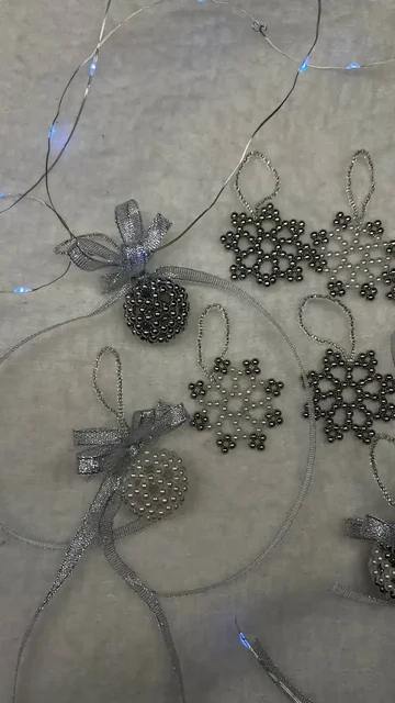 Набор елочных украшений ручной работы - частное объявление в Тольятти