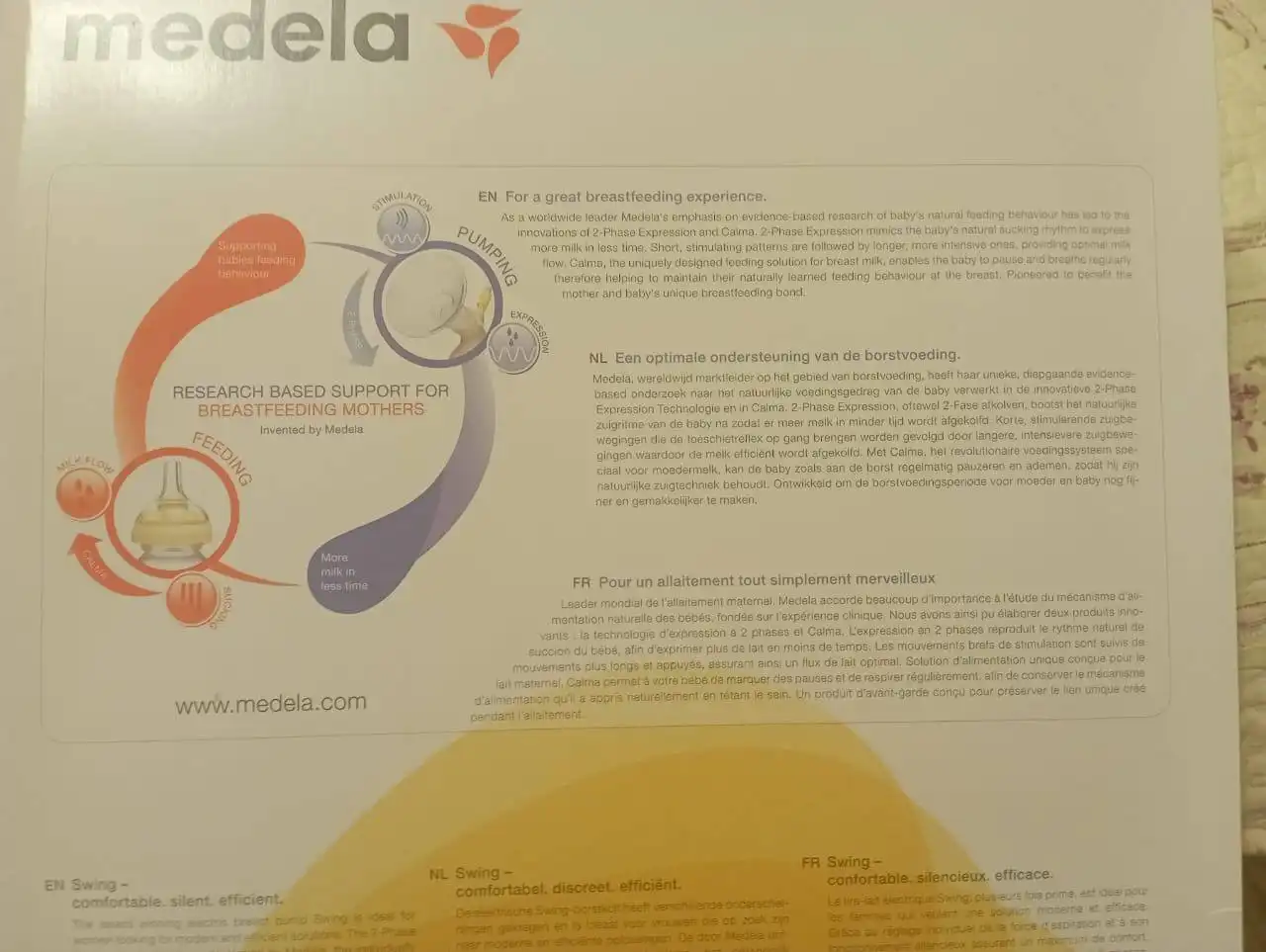 Электрический молокоотсос с насадками