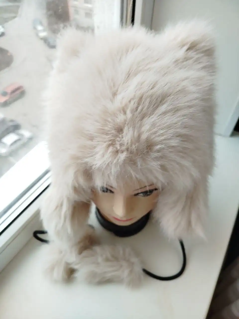 Новые зимние шапки со снудом и ушками