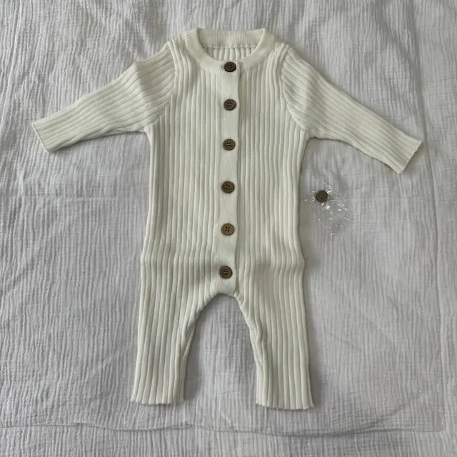 Белый вязанный комбез на 62 размер - частное объявление в Тольятти
