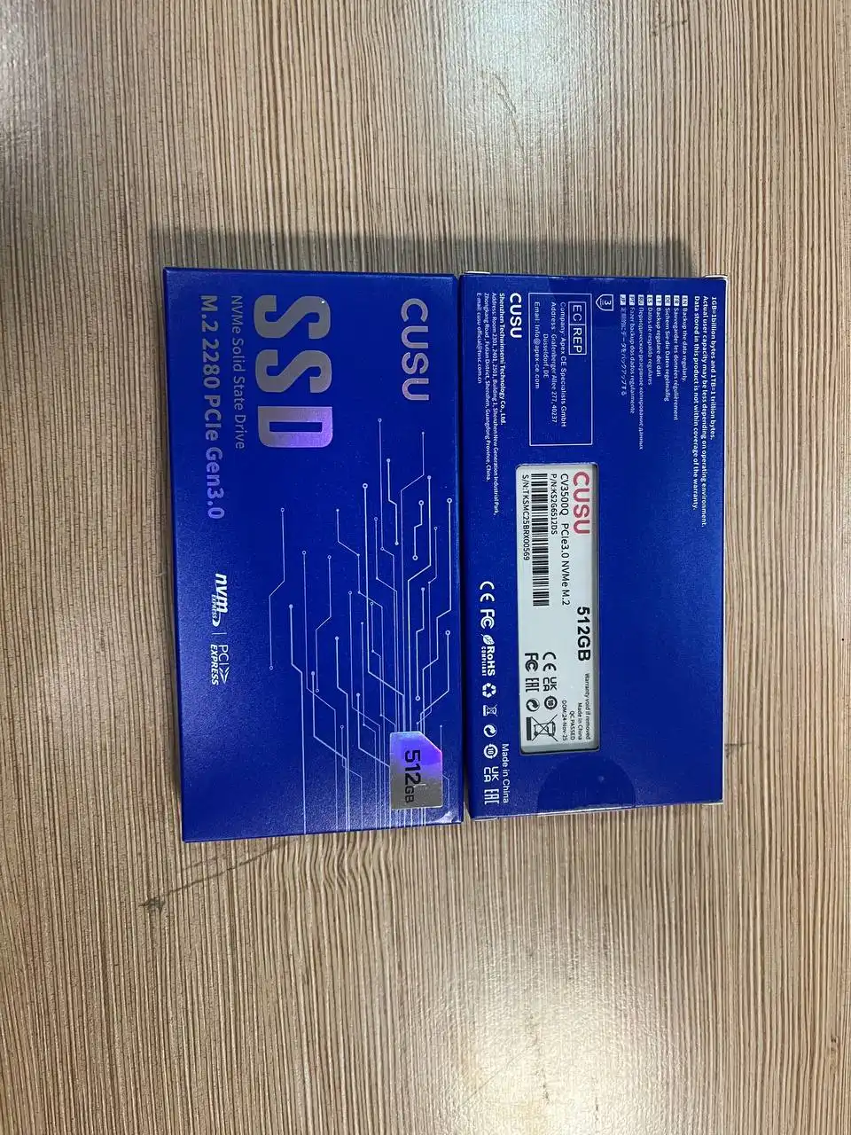 Новые SSD Cusu 512 ГБ