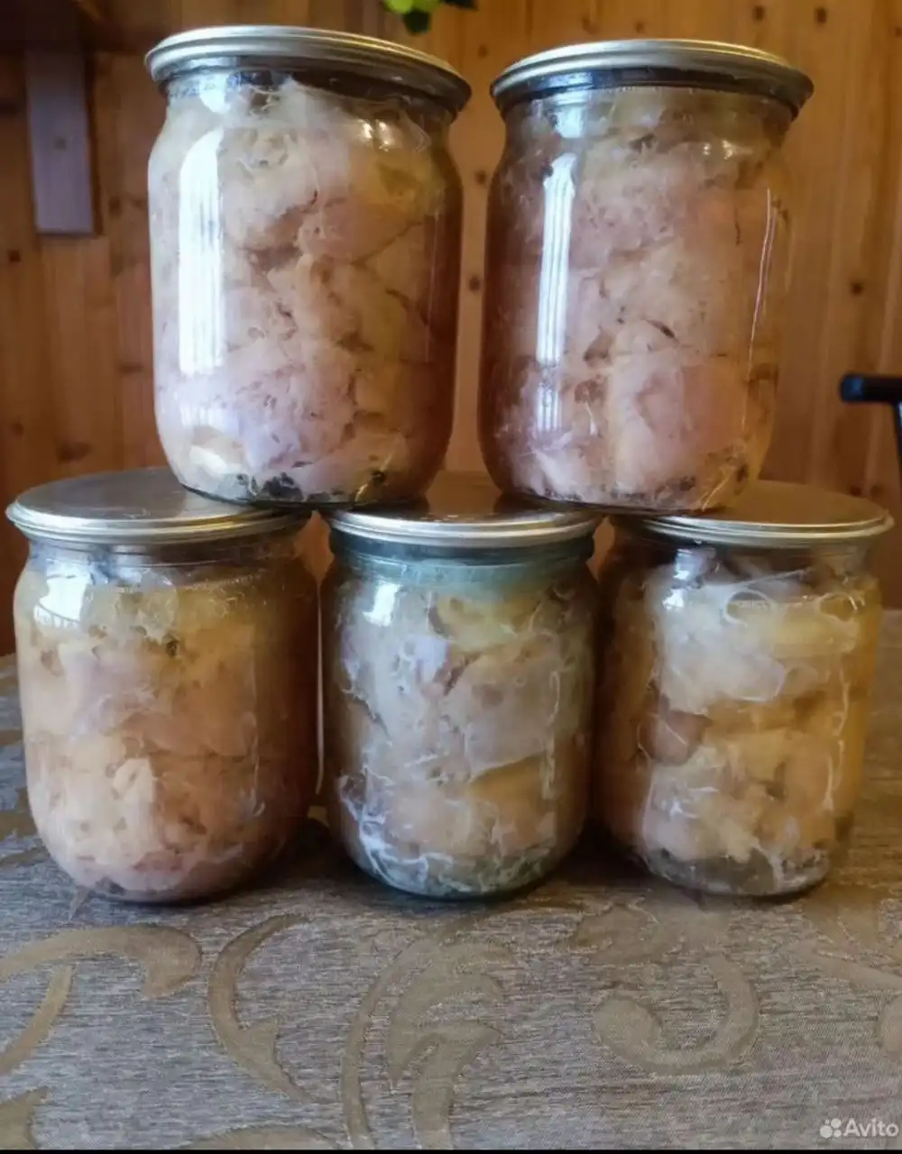 Тушенка куриная и свиная собственного производства