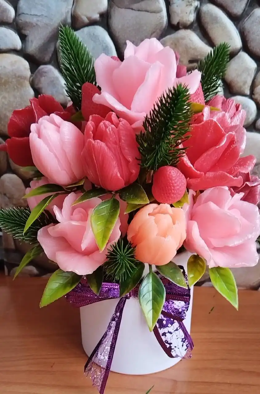 Букет из мыла ручной работы - Барахолка в Тольятти