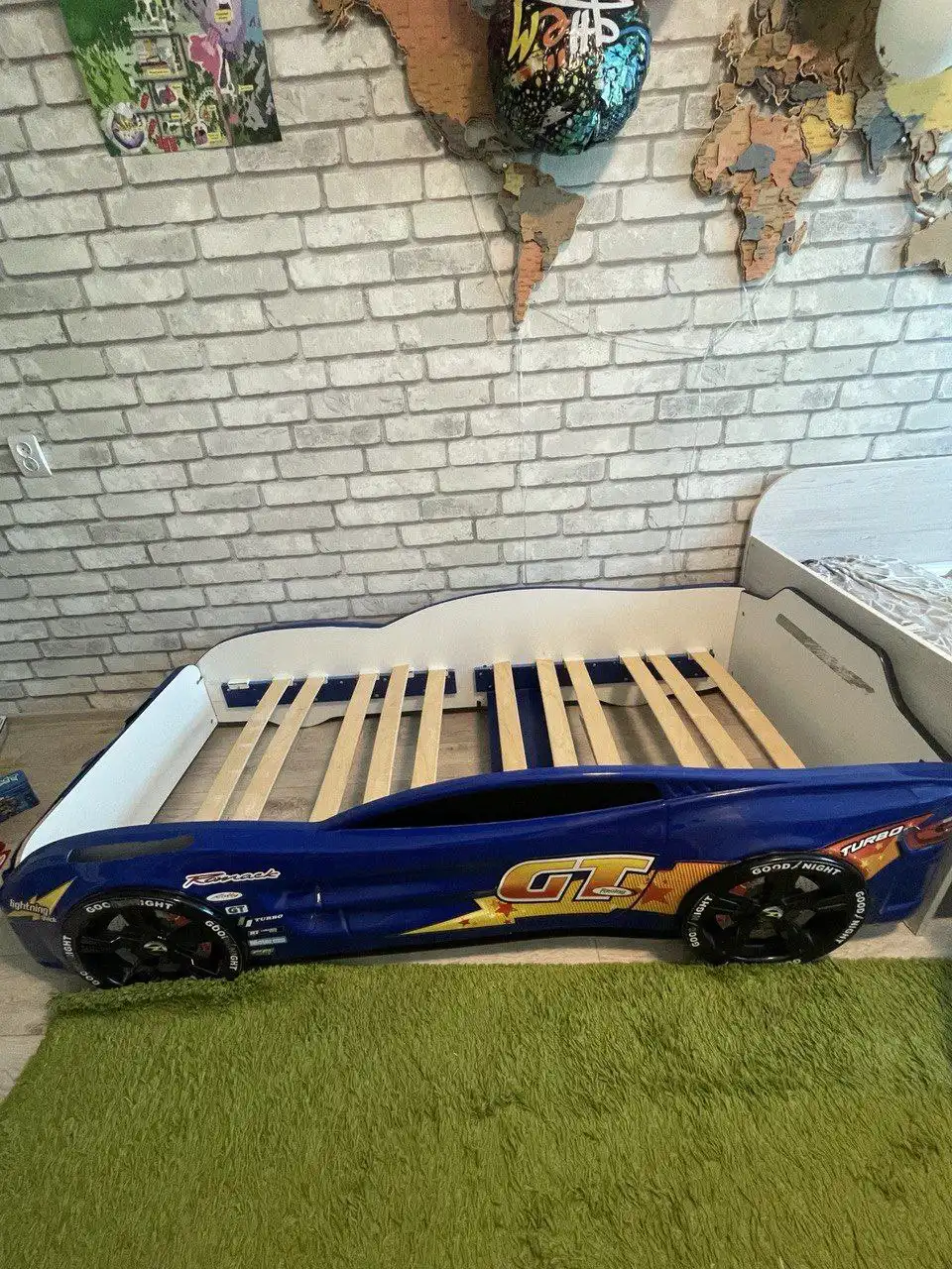 Детская кровать с матрацем - Детская мебель (Барахолка) в Тольятти