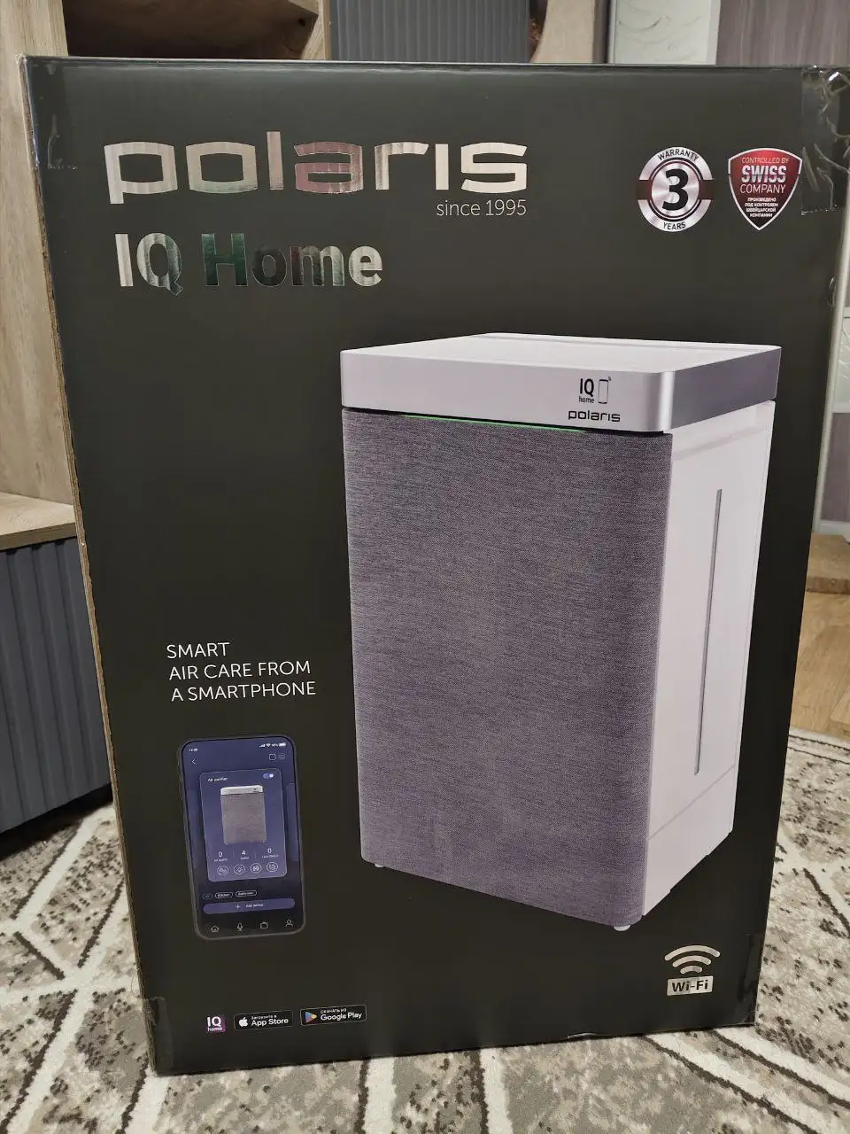 Очиститель+увлажнитель воздуха Polaris PPAT 02A Wi-Fi IQ Home - Климатическая техника (Для дома и дачи) в Тольятти