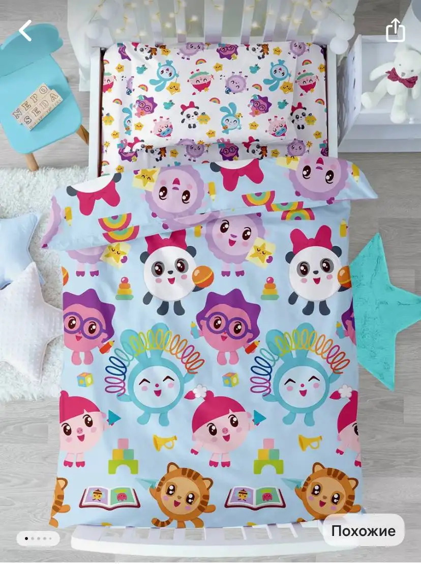 Продам постельное белье для девочки и одеяло - Текстиль (Барахолка) в Тольятти