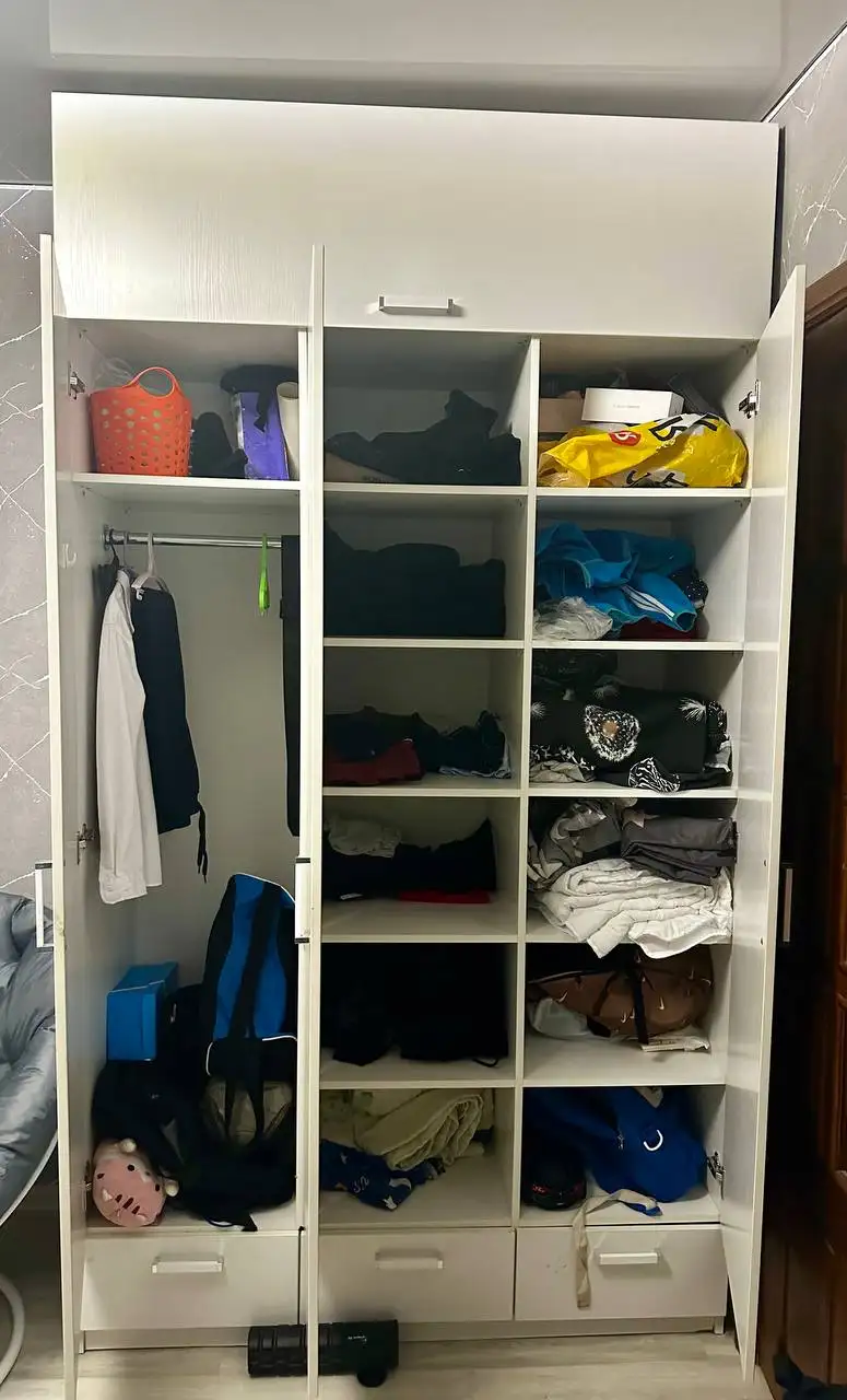 Шкаф белый разборный - Мебель (Барахолка) в Тольятти