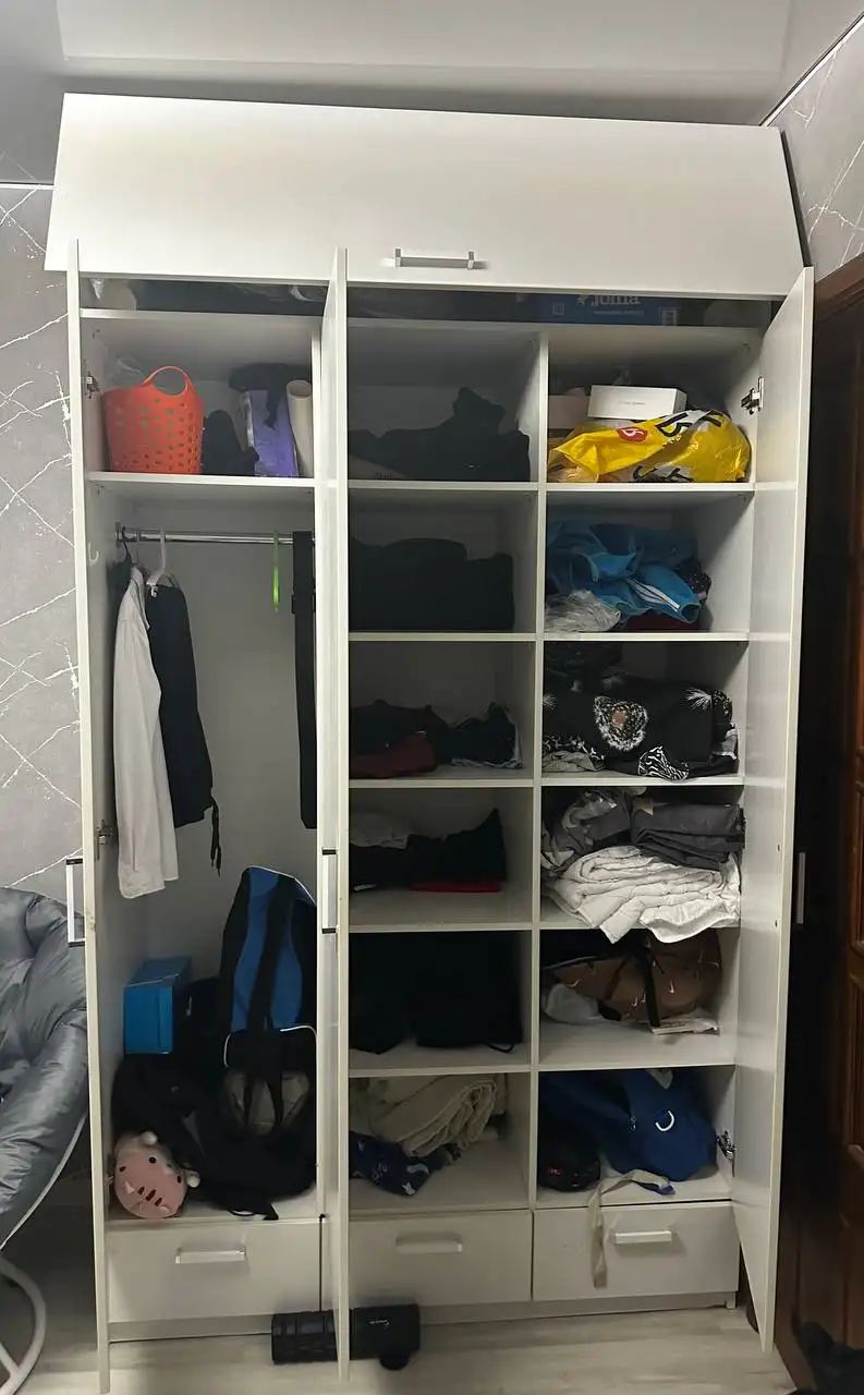 Шкаф белый разборный - Мебель (Барахолка) в Тольятти